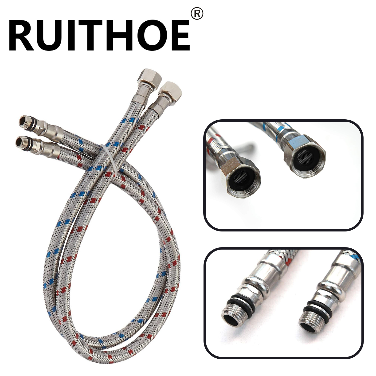 2 Piece 24-Inch Long Faucet Co - مراجعة Flexible Hose Braided وسعره