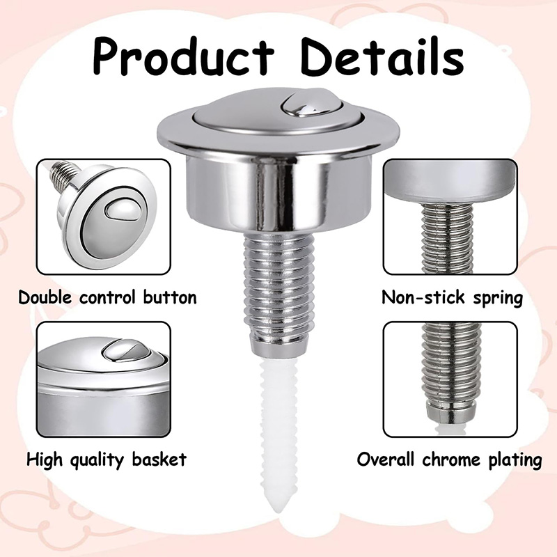 Dual Flush Toilet Button Flush - مراجعة Toilet Fill Valve وسعره