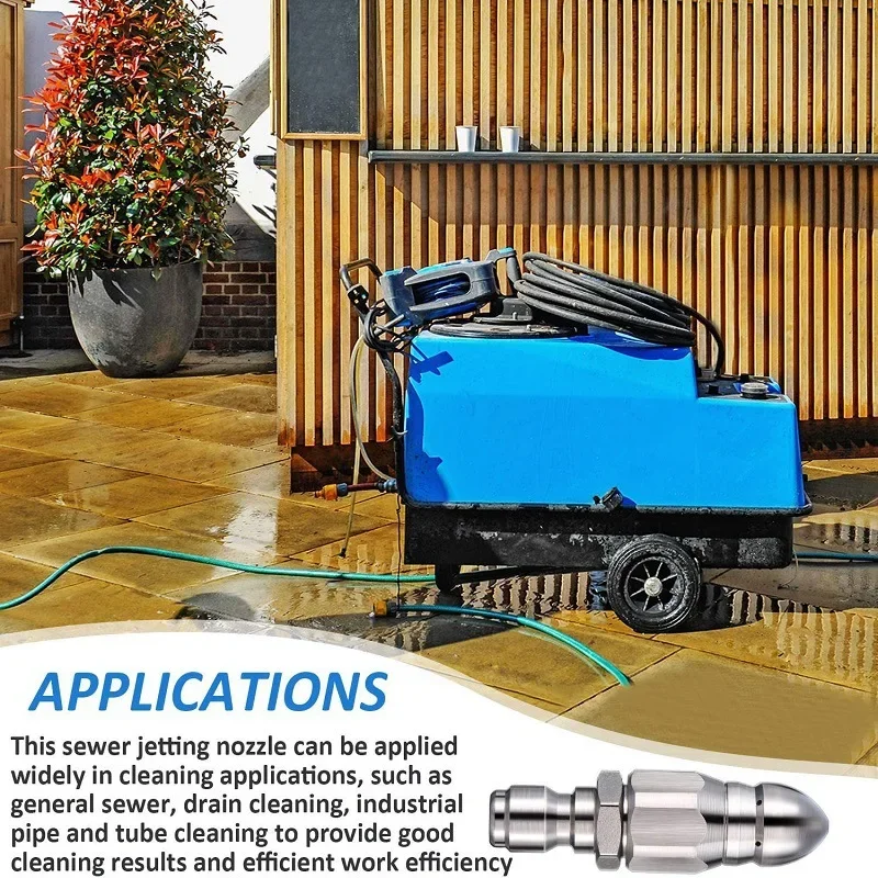 Water Jet High Pressure Spraye - مراجعة Drain Pipe Clip وسعره