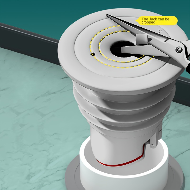 1PC Silicone Floor Drain Seal  - مراجعة Drain Pipe Clip وسعره