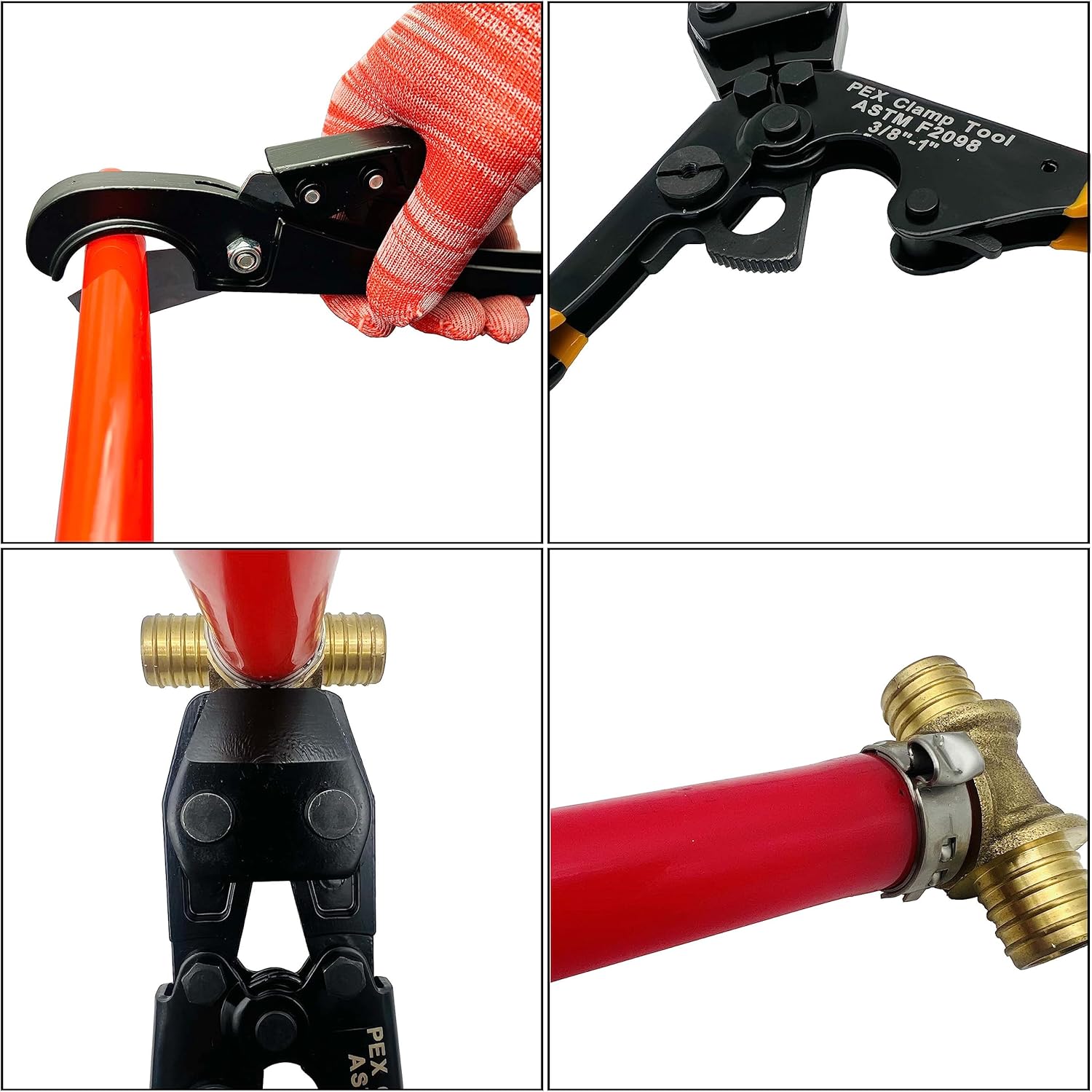 PEX Pipe Clamp Crimping Tool w - مراجعة Pipe Cutter Ratchet وسعره