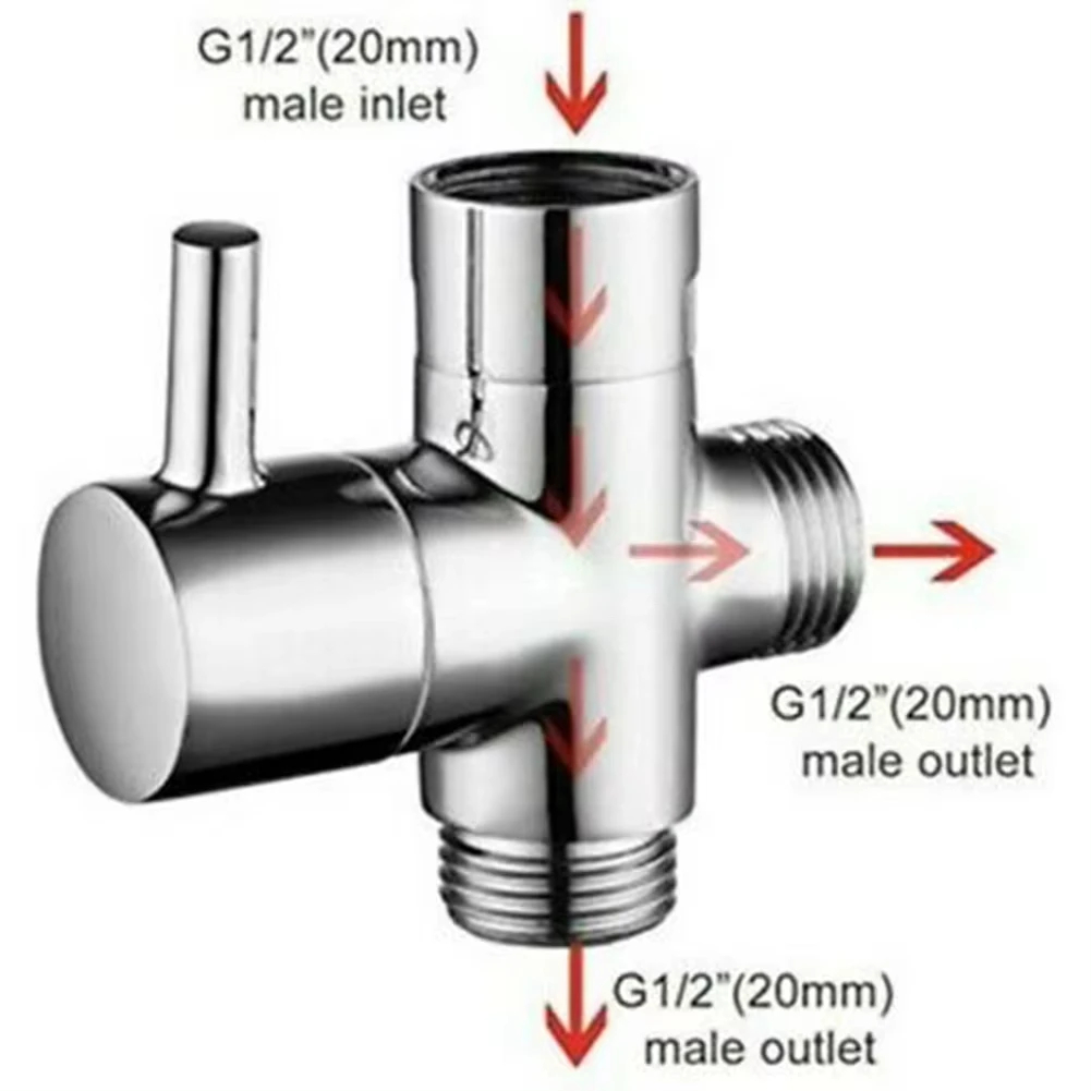 G1/2in 3 Way Diverter Valve T- - مراجعة Shower Valve Cartridge وسعره