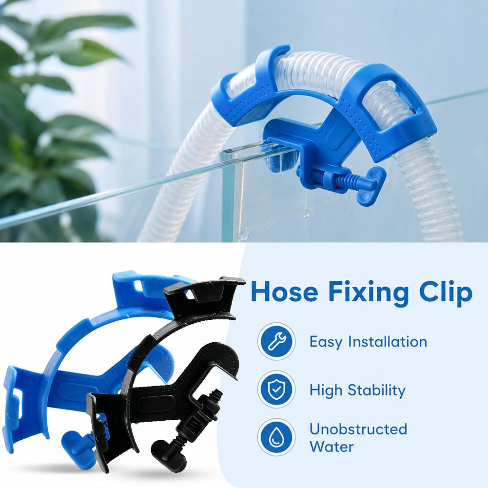 New Aquarium Filtration Holder - مراجعة Plastic Pipe Clip وسعره
