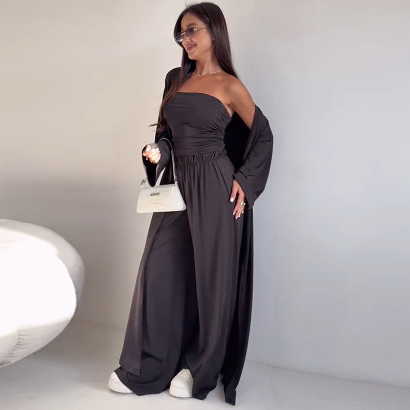 Pants Sets Women Solid Color L - مراجعة Pipe Bending Spring وسعره