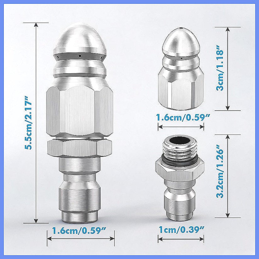 1Pc Water Jet High Pressure Sp - مراجعة Drain Pipe Clip وسعره