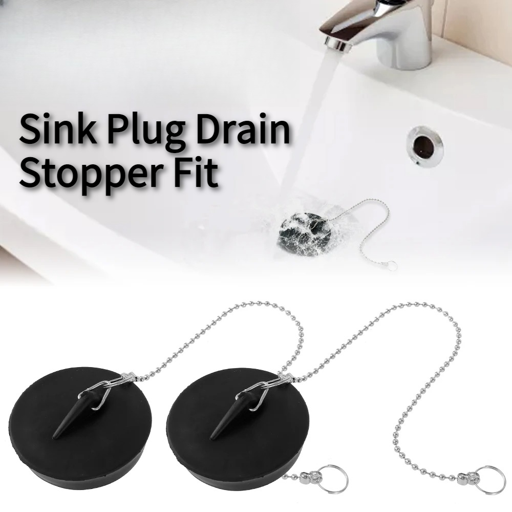 2/4/8pcs Sink Plug Universal D - مراجعة Drain Pipe Clip وسعره