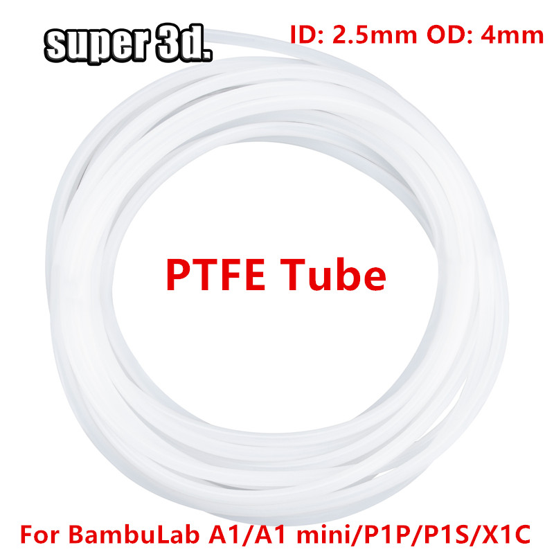 1/2/50M Bambu Lab PTFE Tube ID - مراجعة Ptfe Tape Thread وسعره