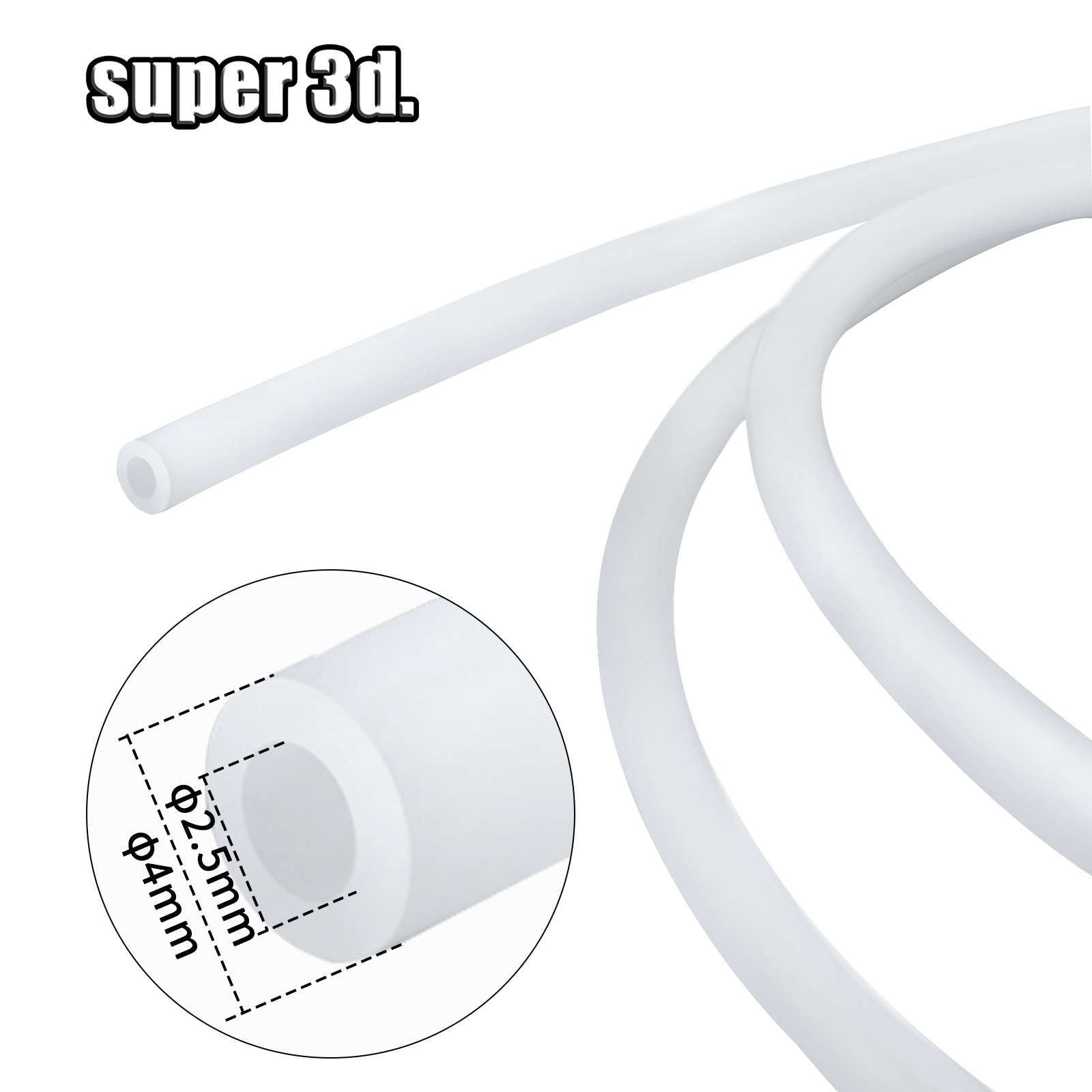 1/2/50M Bambu Lab PTFE Tube ID - مراجعة Ptfe Tape Thread وسعره