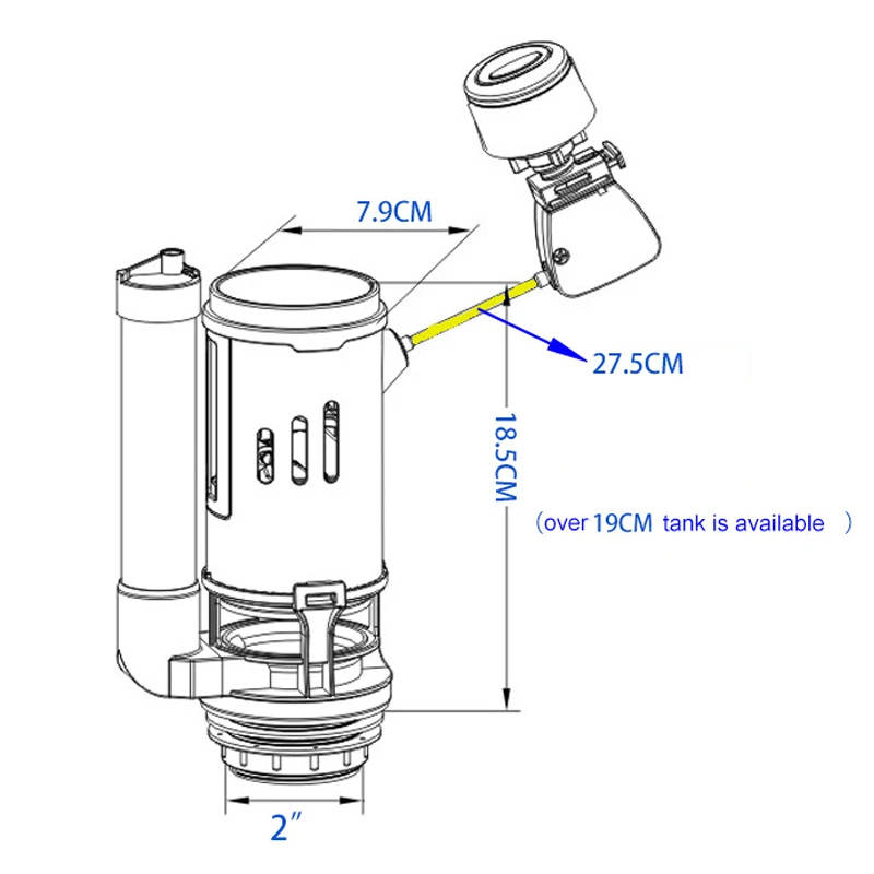 WETIPS Linear Control Toilet F - مراجعة Toilet Fill Valve وسعره