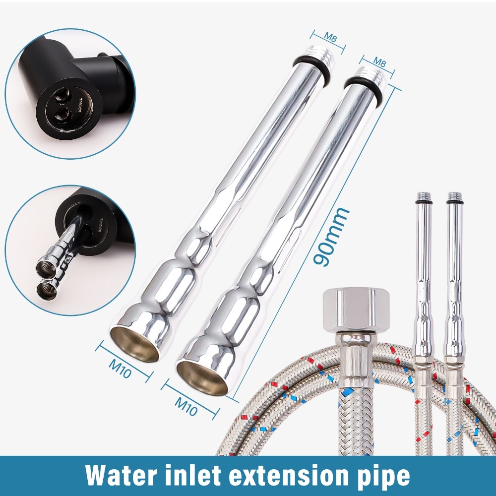 2PCS Flexible Plumbing Pipes G - مراجعة Flexible Hose Braided وسعره