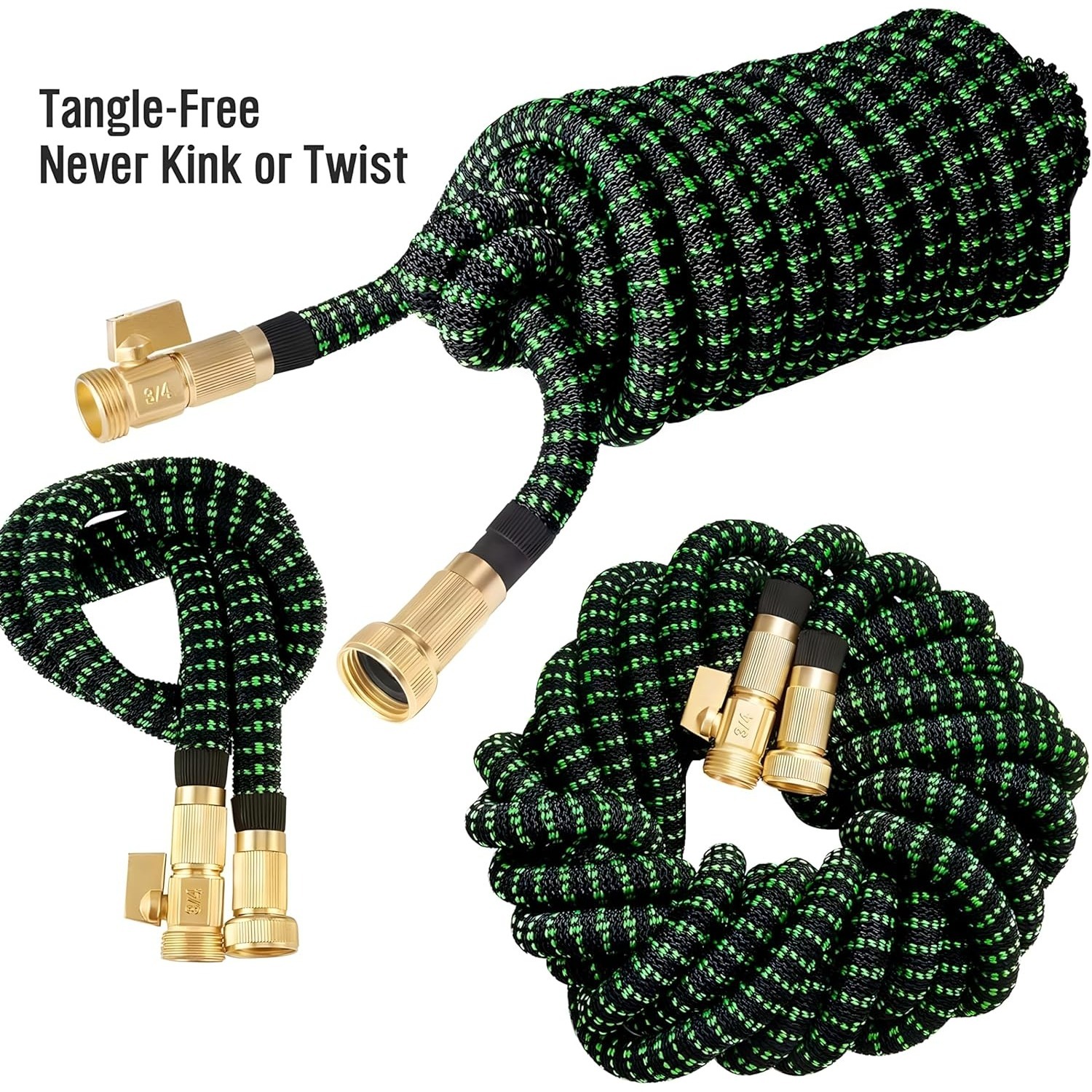 Non-Expandable Garden Hose wit - مراجعة Flexible Hose Braided وسعره