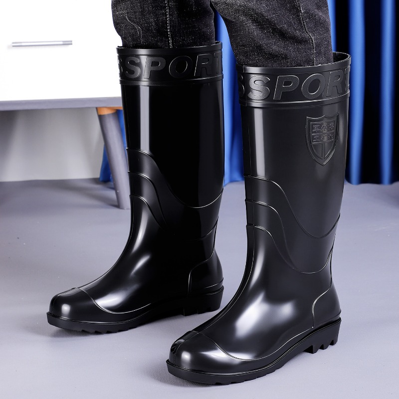Men's Rain Boots Work High-Tub - مراجعة Pipe Bending Spring وسعره