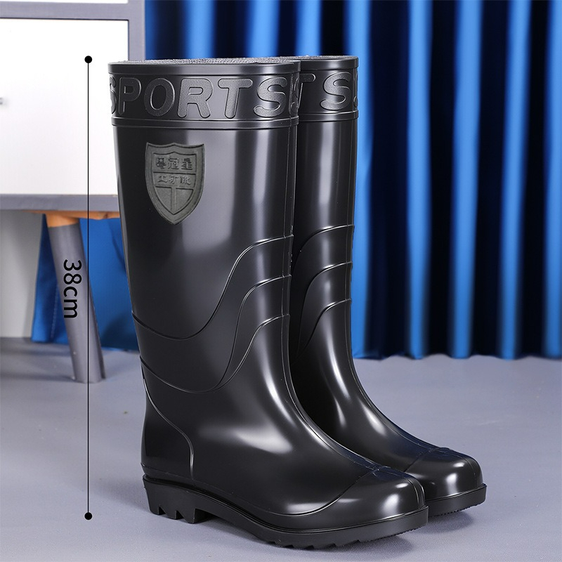 Men's Rain Boots Work High-Tub - مراجعة Pipe Bending Spring وسعره