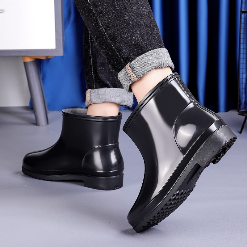 Men's Rain Boots Work High-Tub - مراجعة Pipe Bending Spring وسعره