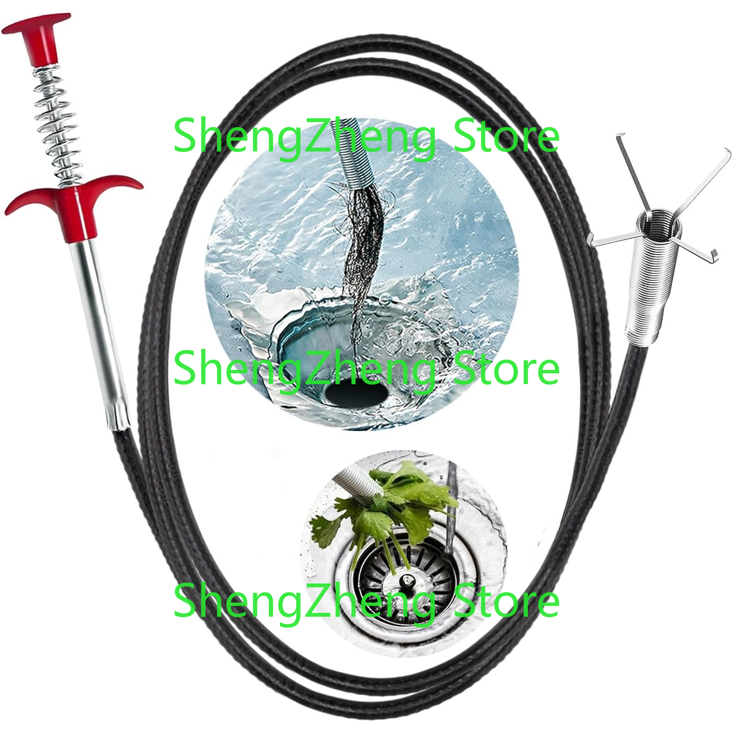 1Pcs Drain Snake Hair Drain Cl - مراجعة Drain Snake Flexible وسعره