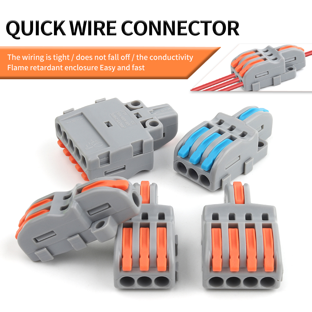 10/100PCS Electrical Cable Con - مراجعة Push Fit Connector وسعره