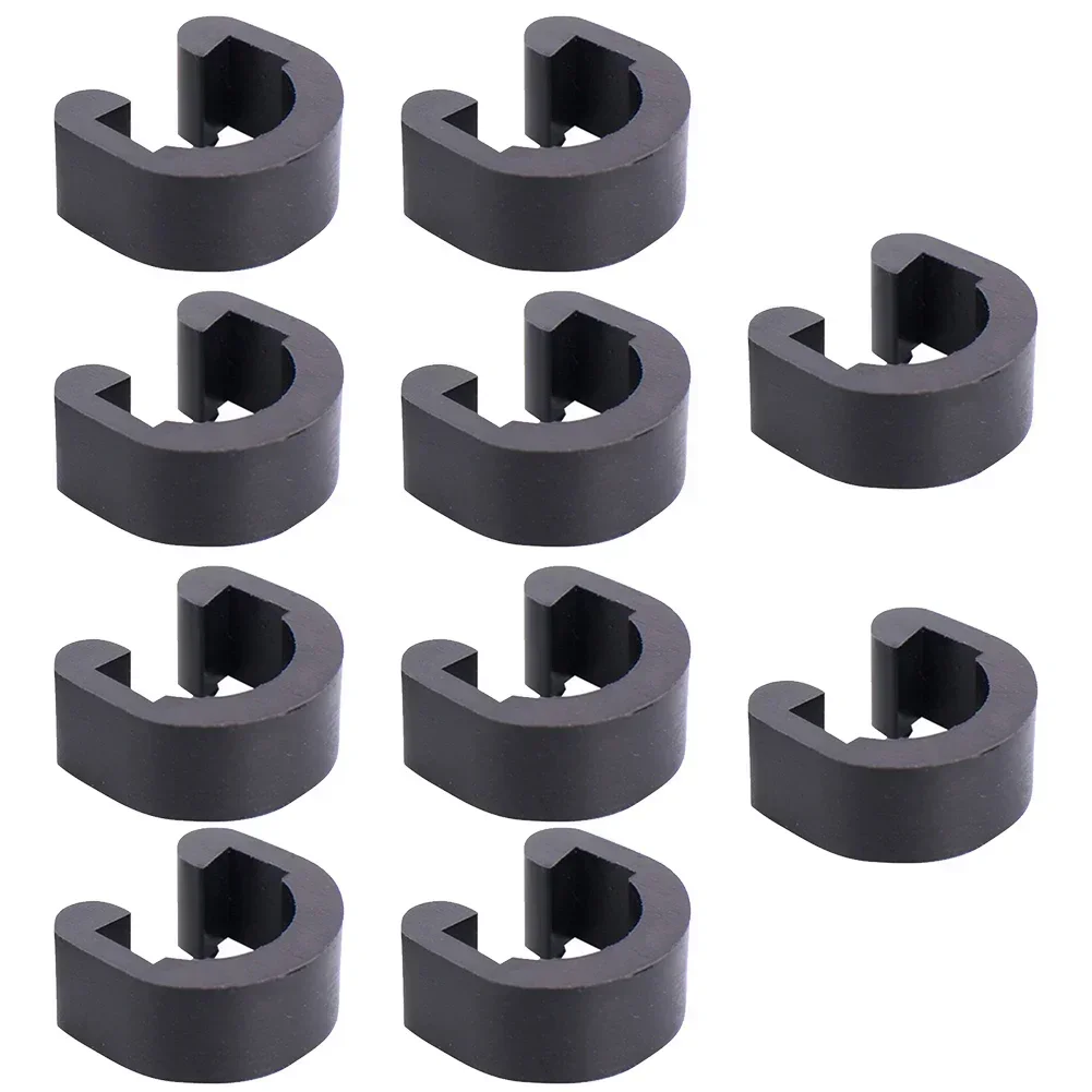 10pcs Bicycle C-Clips Buckle B - مراجعة Plastic Pipe Clip وسعره
