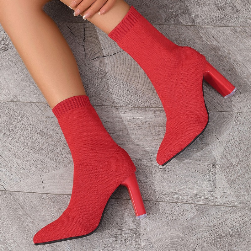 Simple Pointed Toe Knit Stretc - مراجعة Pipe Bending Spring وسعره