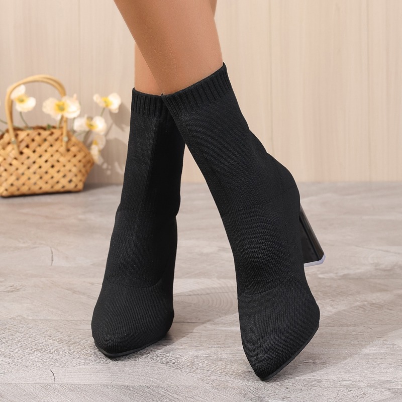 Simple Pointed Toe Knit Stretc - مراجعة Pipe Bending Spring وسعره