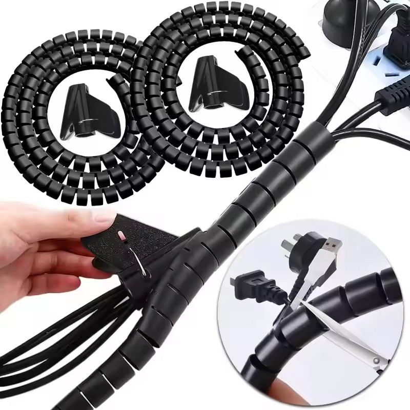 2M Flexible Spiral Cable Organ - مراجعة Plastic Pipe Clip وسعره