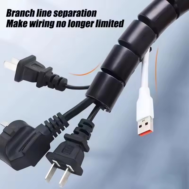 2M Flexible Spiral Cable Organ - مراجعة Plastic Pipe Clip وسعره