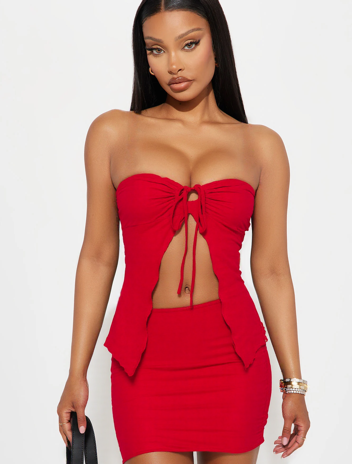 Women's Solid Color Tube Top & - مراجعة Pipe Bending Spring وسعره