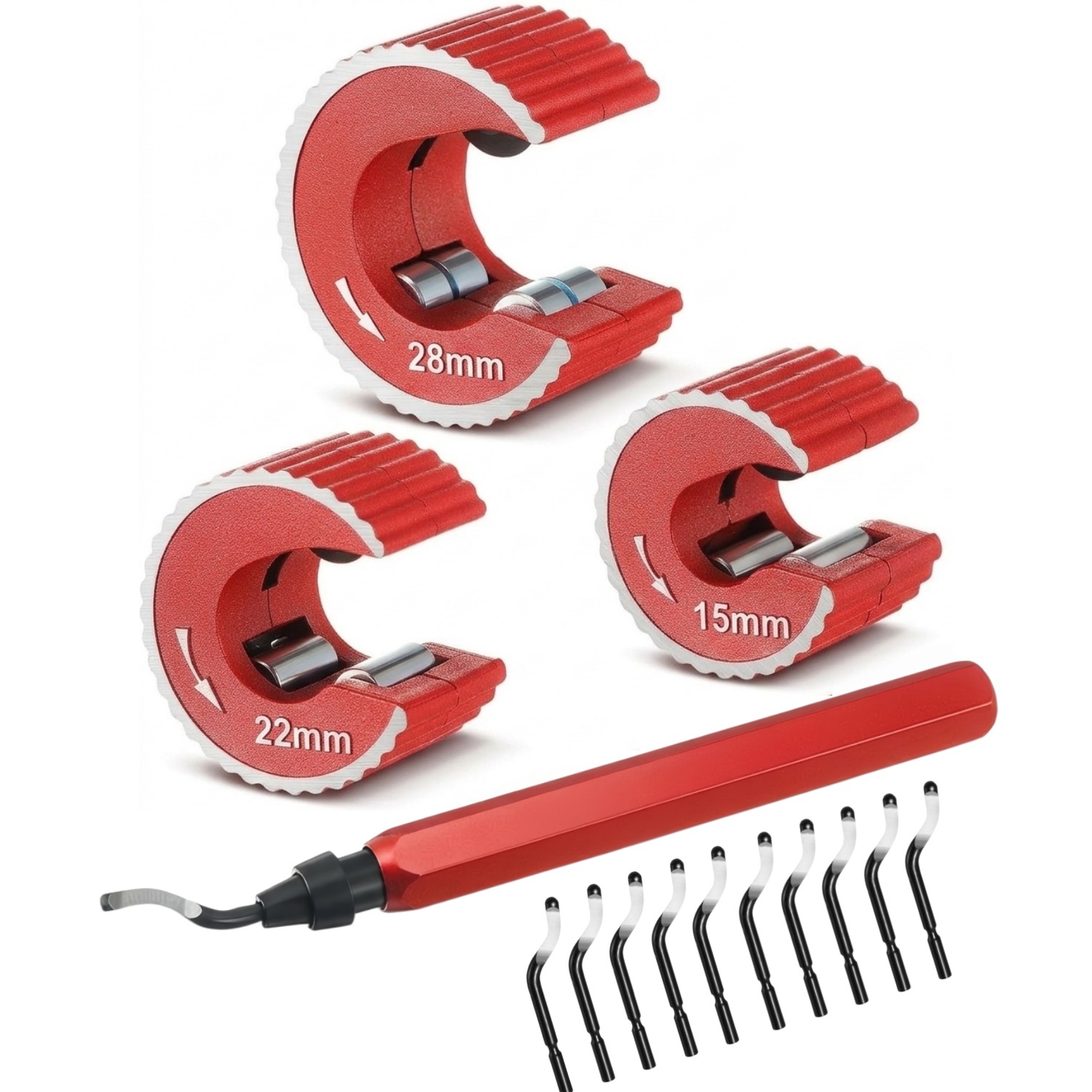 Copper Tubing Cutter Set 3 PCS - مراجعة Pipe Cutter Ratchet وسعره