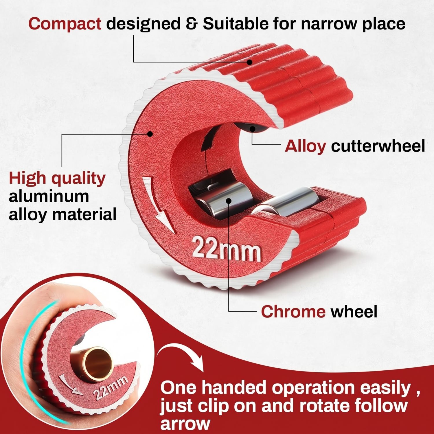 Copper Tubing Cutter Set 3 PCS - مراجعة Pipe Cutter Ratchet وسعره