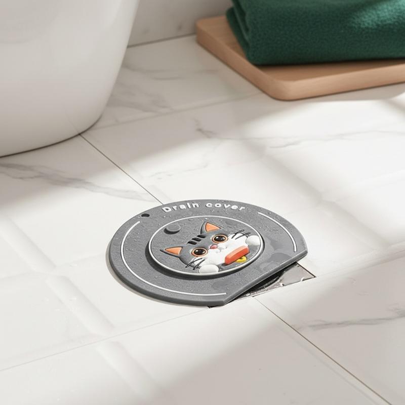 Floor Drain Cover Reusable Dra - مراجعة Drain Pipe Clip وسعره