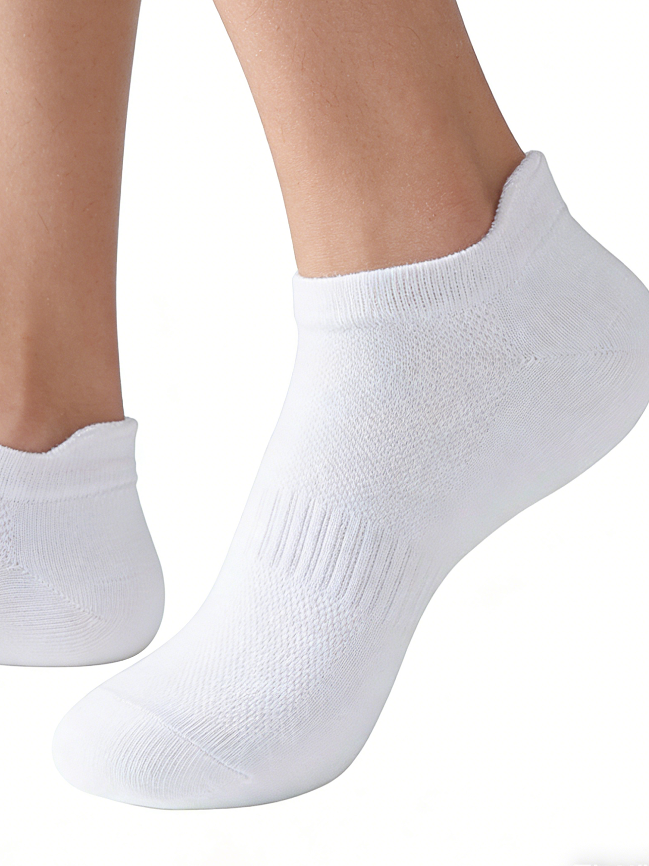 6 Pairs Women Men White Ankle  - مراجعة Pipe Bending Spring وسعره