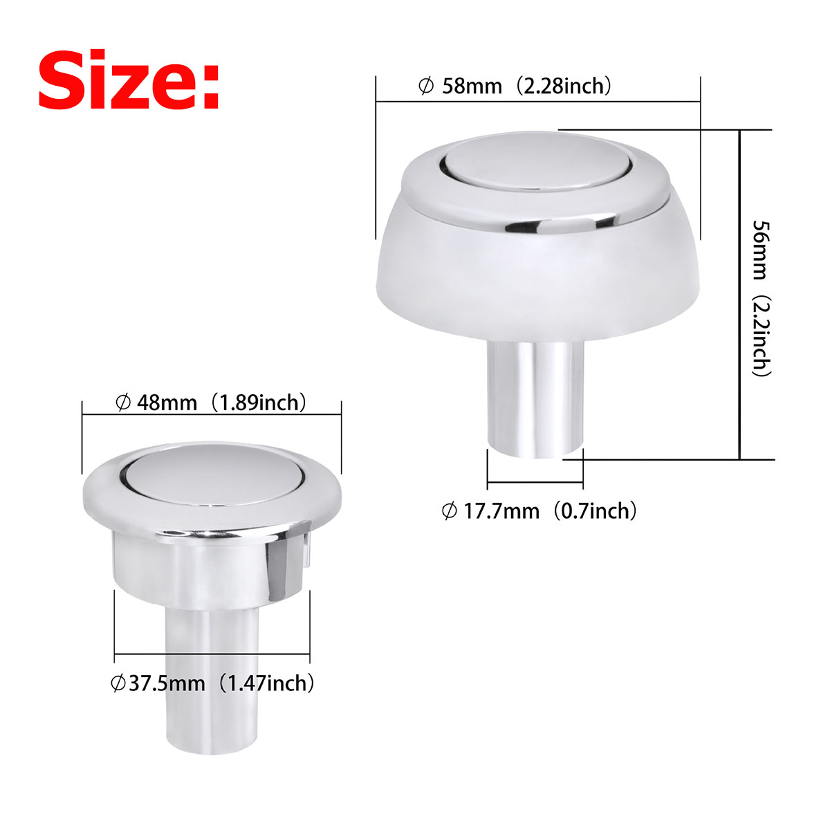 1Pcs/2Pcs 48mm Toilet Single P - مراجعة Toilet Fill Valve وسعره