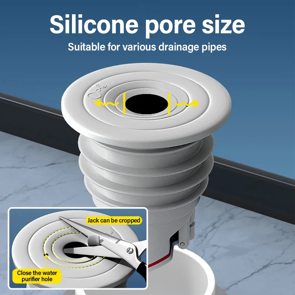 70-75mm Silicone Drains Kitche - مراجعة Drain Pipe Clip وسعره