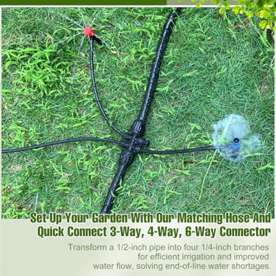 100FT 1/2 Inch Drip Irrigation - مراجعة Push Fit Connector وسعره