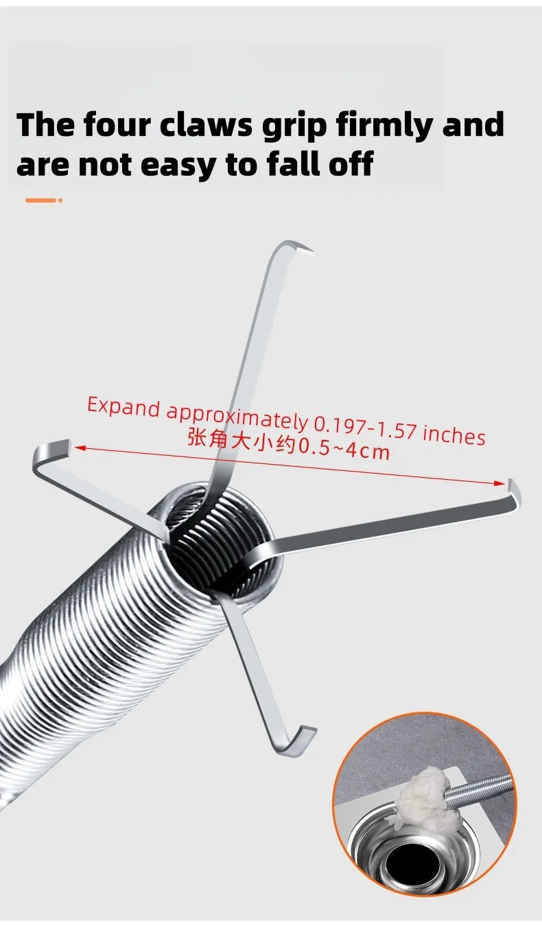 Flexible Spring Snake Drain Pi - مراجعة Drain Snake Flexible وسعره