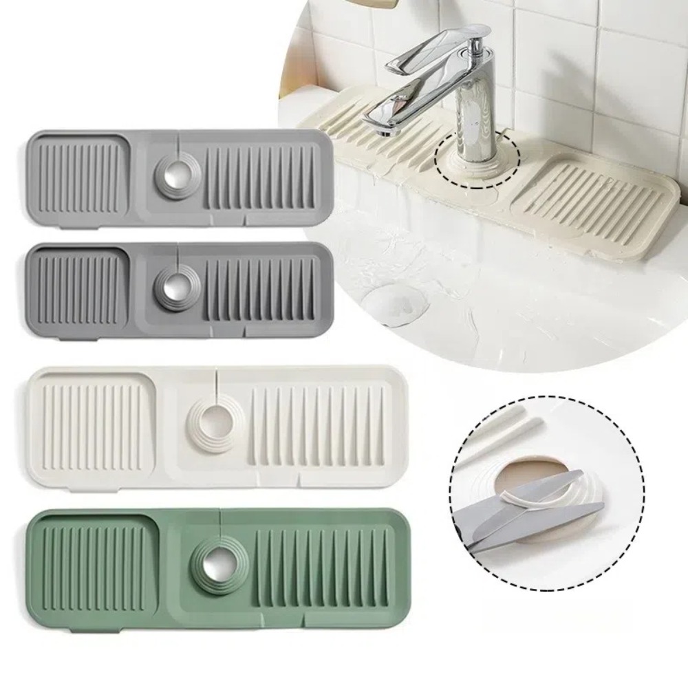 Portable Silicone Faucet Mat 3 - مراجعة Silicone Tap Washer وسعره